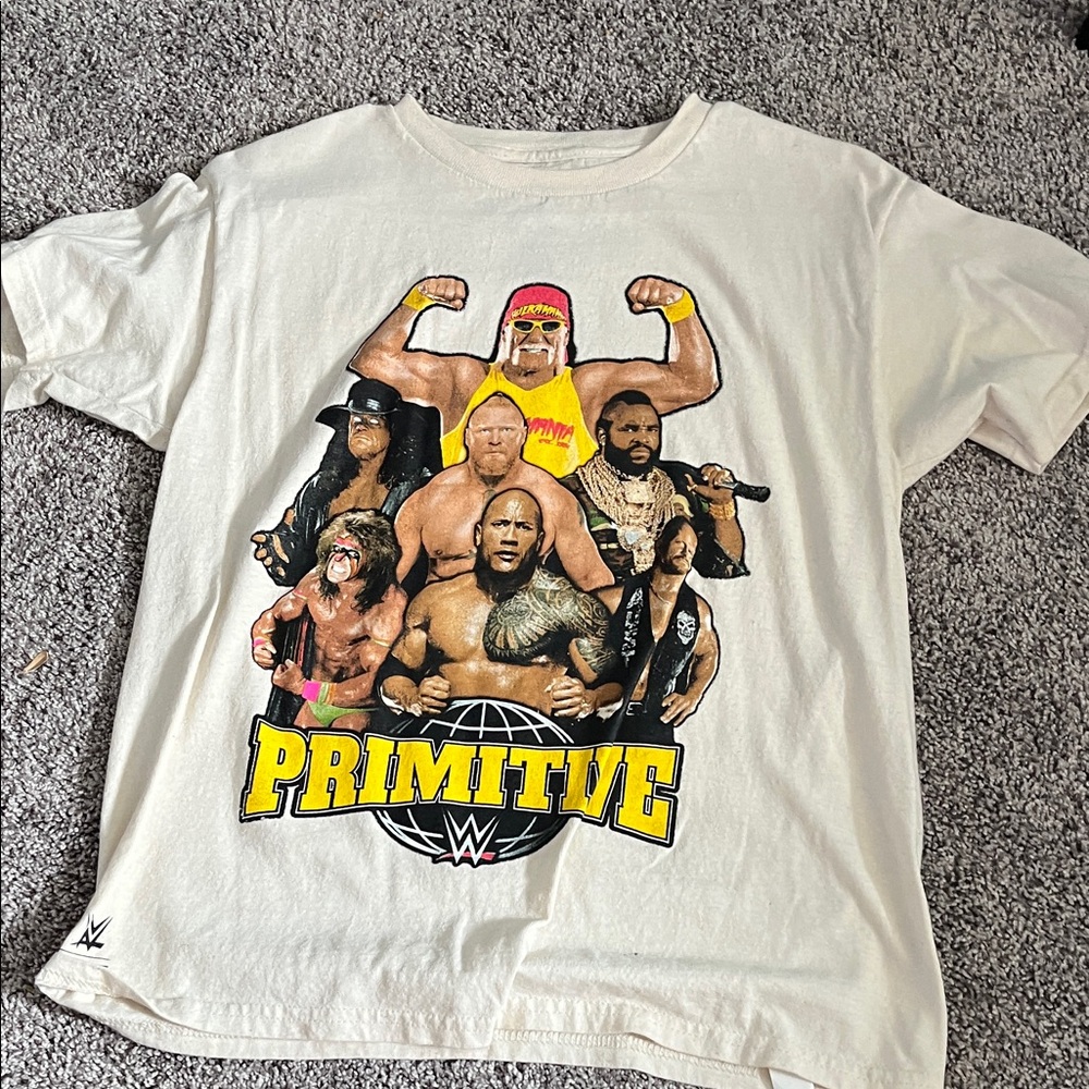 Primitive WWE Legends Cream T-Shirt